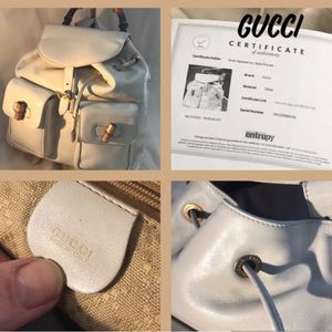 GUCCI BACKPACK REDUCED FROM $3475, NOW $1200, ALREADY AUTHENTICATED